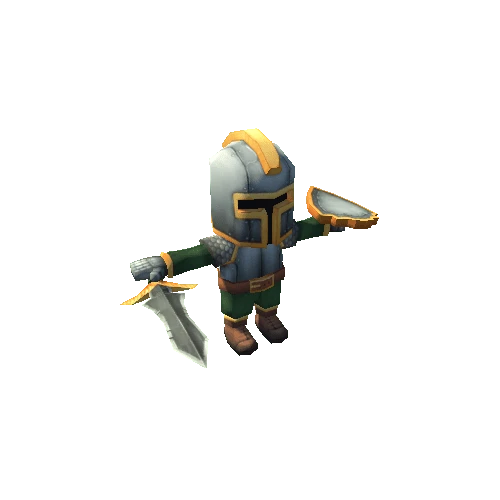 Medieval Knight Green